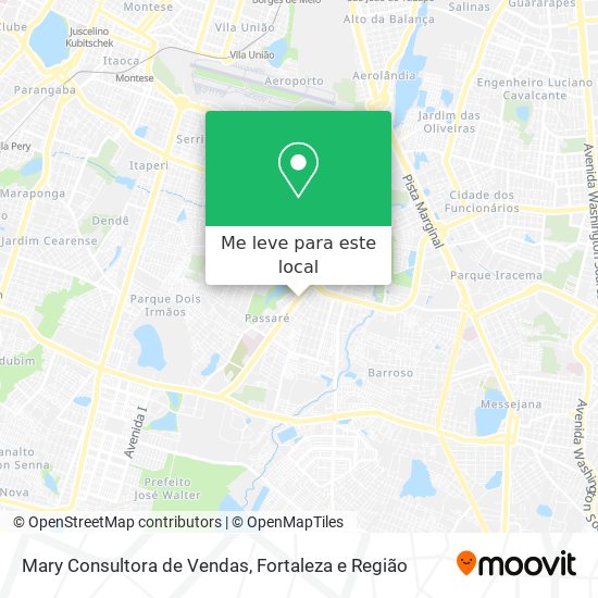 Mary Consultora de Vendas mapa