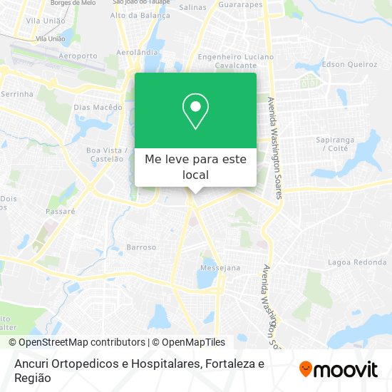 Ancuri Ortopedicos e Hospitalares mapa