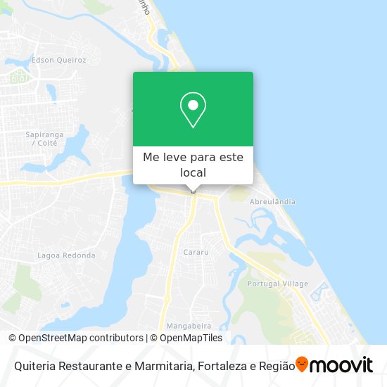 Quiteria Restaurante e Marmitaria mapa