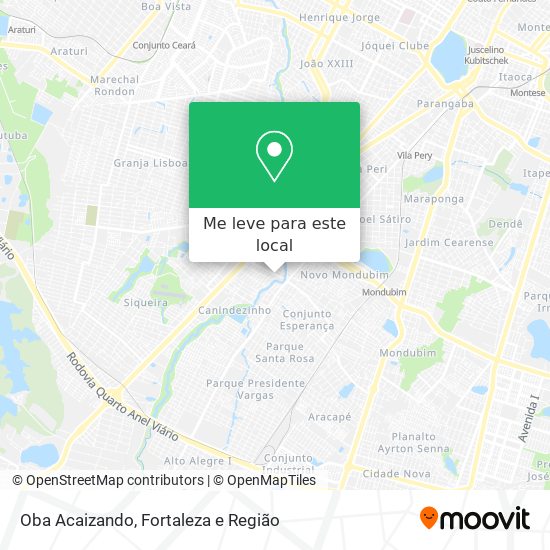 Oba Acaizando mapa