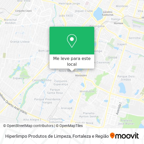 Hiperlimpo Produtos de Limpeza mapa