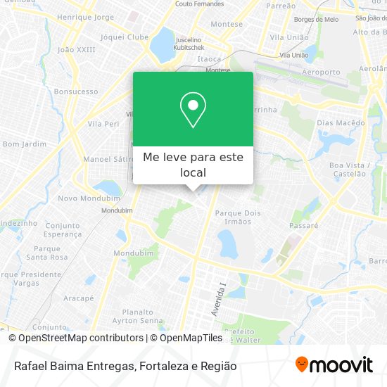 Rafael Baima Entregas mapa
