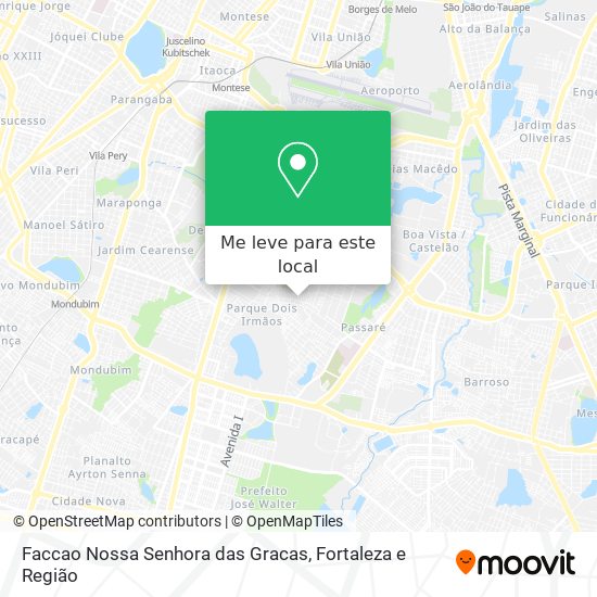 Faccao Nossa Senhora das Gracas mapa