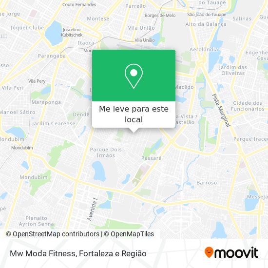 Mw Moda Fitness mapa