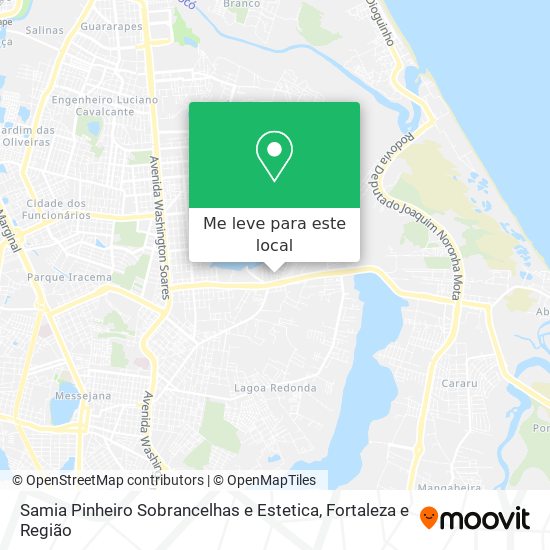 Samia Pinheiro Sobrancelhas e Estetica mapa