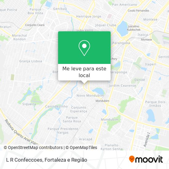 L R Confeccoes mapa