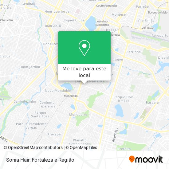 Sonia Hair mapa