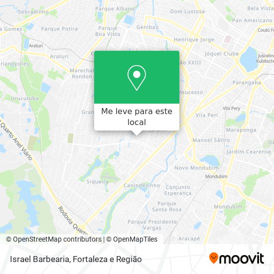 Israel Barbearia mapa