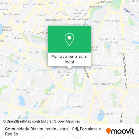 Comunidade Discipulos de Jesus - Cdj mapa