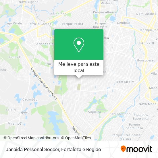 Janaida Personal Soccer mapa