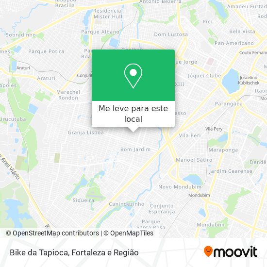 Bike da Tapioca mapa