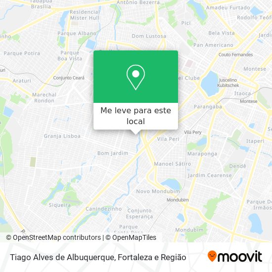 Tiago Alves de Albuquerque mapa