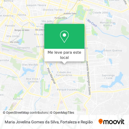 Maria Jovelina Gomes da Silva mapa