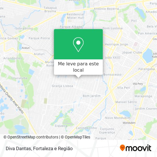 Diva Dantas mapa