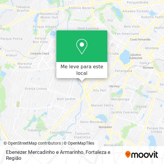 Ebenezer Mercadinho e Armarinho mapa