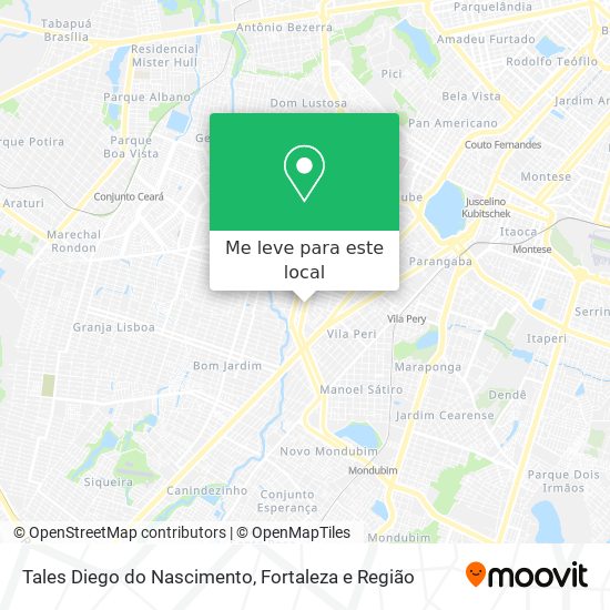 Tales Diego do Nascimento mapa