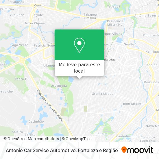 Antonio Car Servico Automotivo mapa