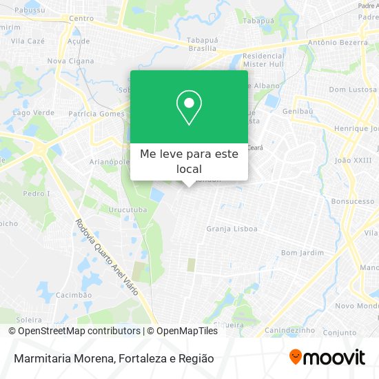 Marmitaria Morena mapa