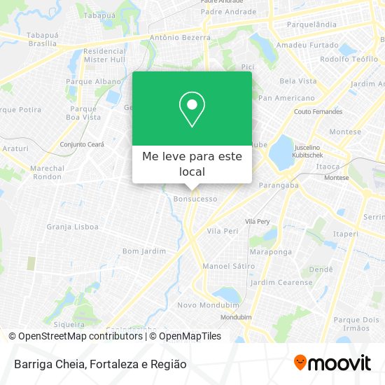 Barriga Cheia mapa