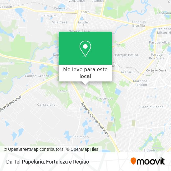 Da Tel Papelaria mapa