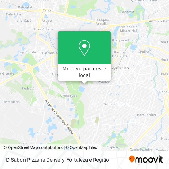 D Sabori Pizzaria Delivery mapa