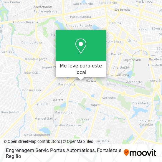 Engrenagem Servic Portas Automaticas mapa