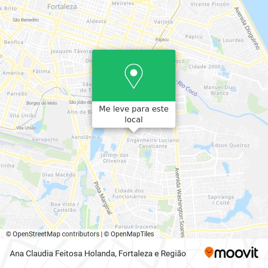 Ana Claudia Feitosa Holanda mapa