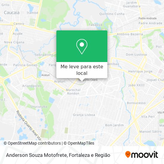 Anderson Souza Motofrete mapa