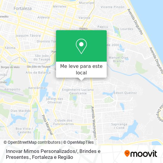 Innovar Mimos Personalizados / , Brindes e Presentes. mapa