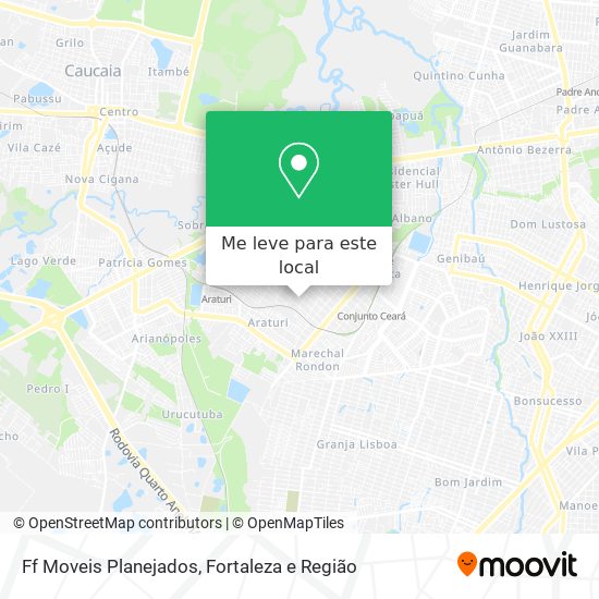 Ff Moveis Planejados mapa