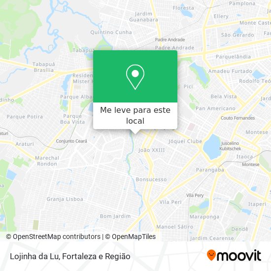 Lojinha da Lu mapa