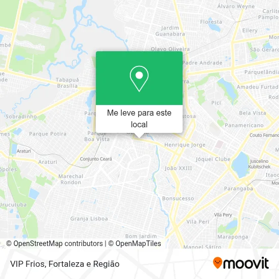 VIP Frios mapa