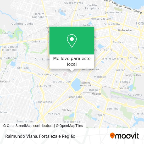 Raimundo Viana mapa