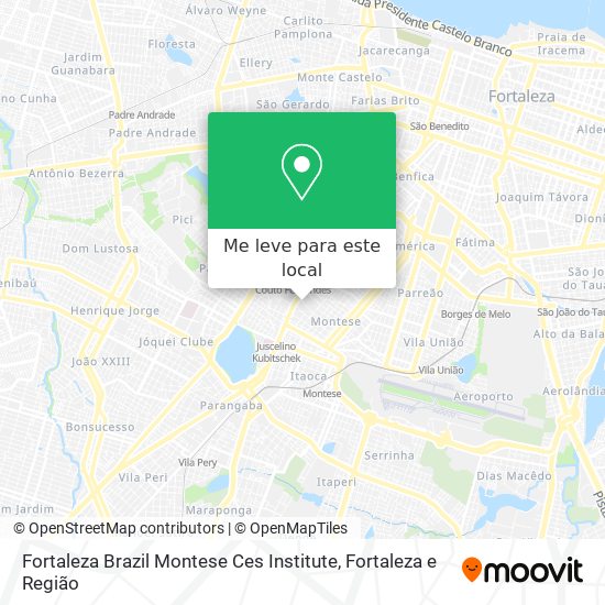 Fortaleza Brazil Montese Ces Institute mapa