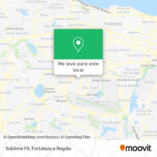 Sublime Fit mapa