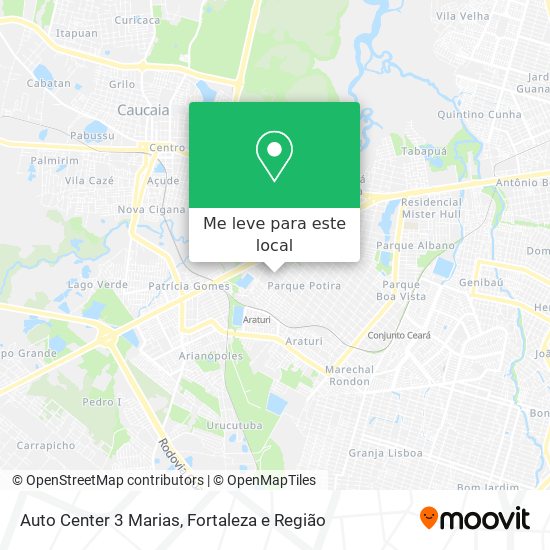 Auto Center 3 Marias mapa