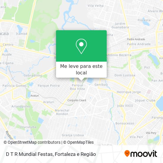 D T R Mundial Festas mapa