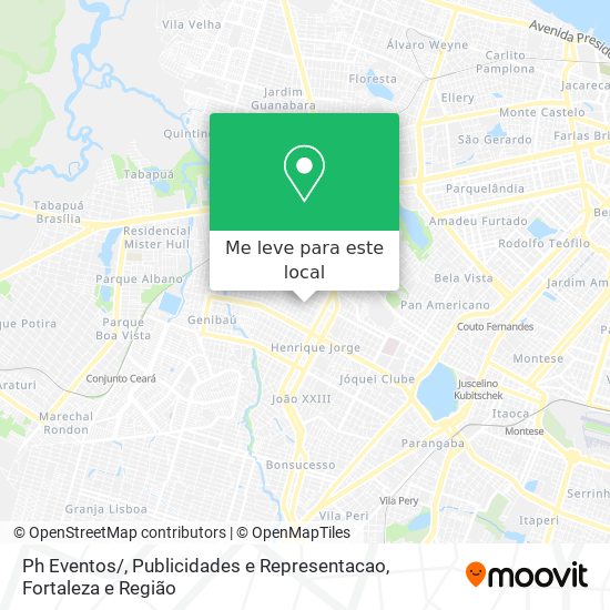 Ph Eventos / , Publicidades e Representacao mapa