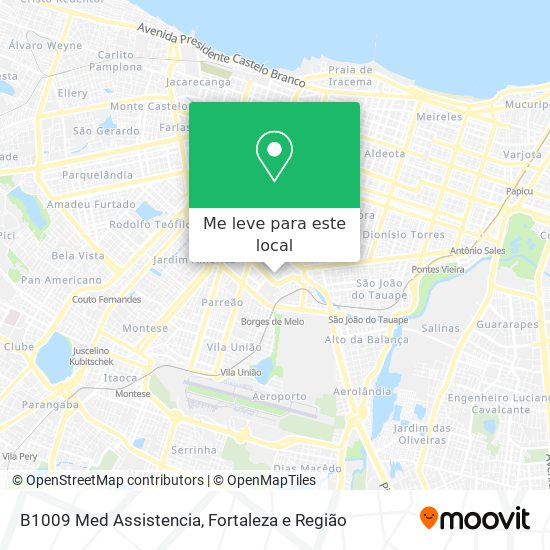 B1009 Med Assistencia mapa