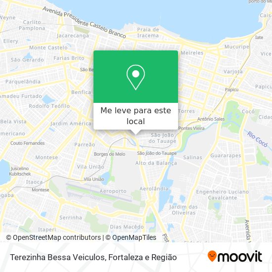 Terezinha Bessa Veiculos mapa