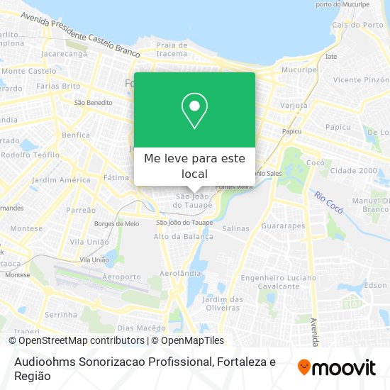 Audioohms Sonorizacao Profissional mapa