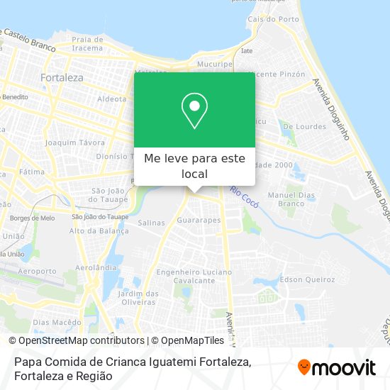 Papa Comida de Crianca Iguatemi Fortaleza mapa