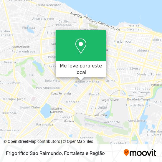 Frigorifico Sao Raimundo mapa