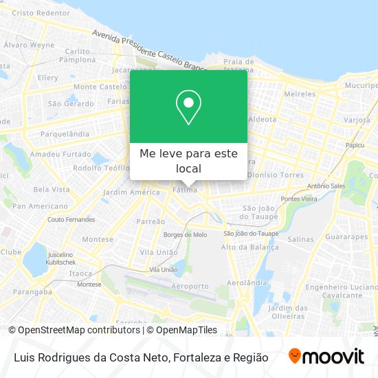 Luis Rodrigues da Costa Neto mapa