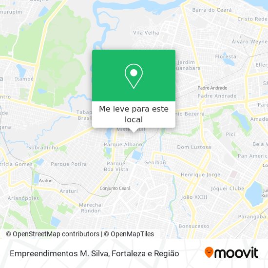 Empreendimentos M. Silva mapa