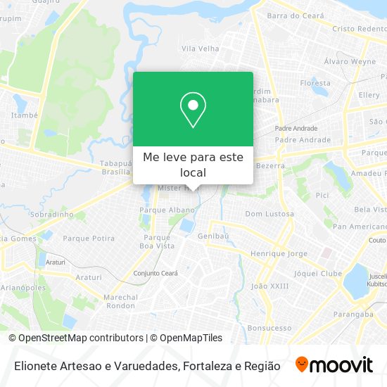 Elionete Artesao e Varuedades mapa