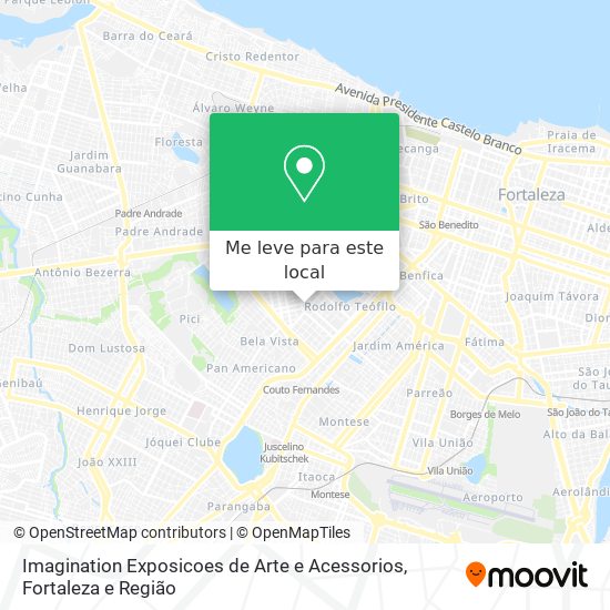 Imagination Exposicoes de Arte e Acessorios mapa