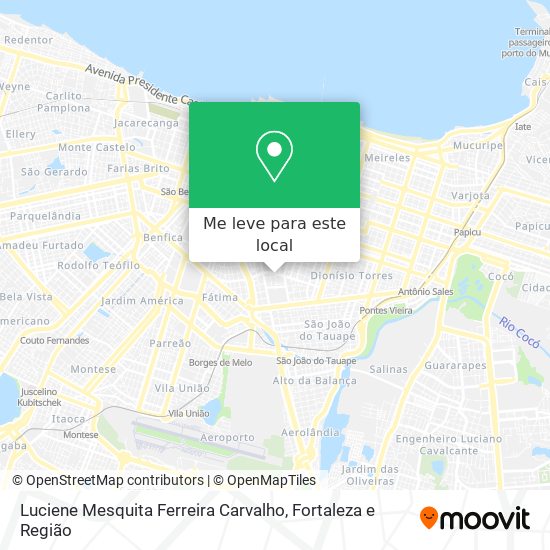 Luciene Mesquita Ferreira Carvalho mapa