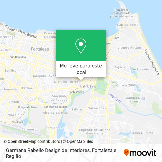 Germana Rabello Design de Interiores mapa