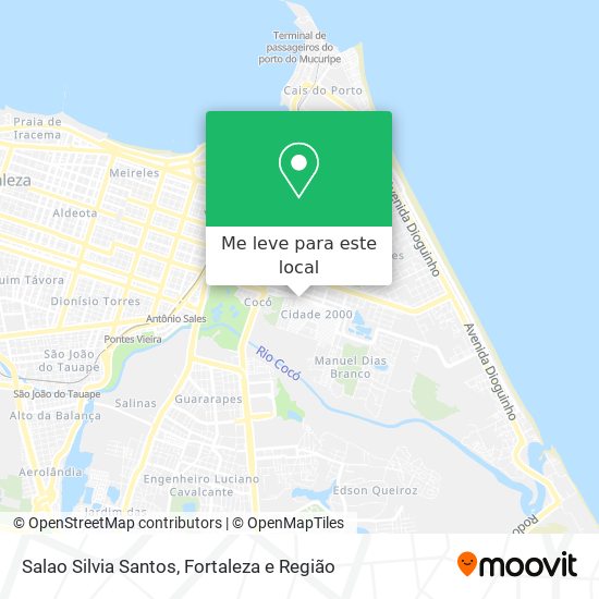 Salao Silvia Santos mapa